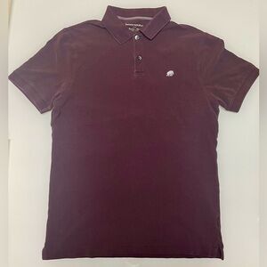 Vintage Banana Republic 2-Button Polo Shirt Plum Men’s Small